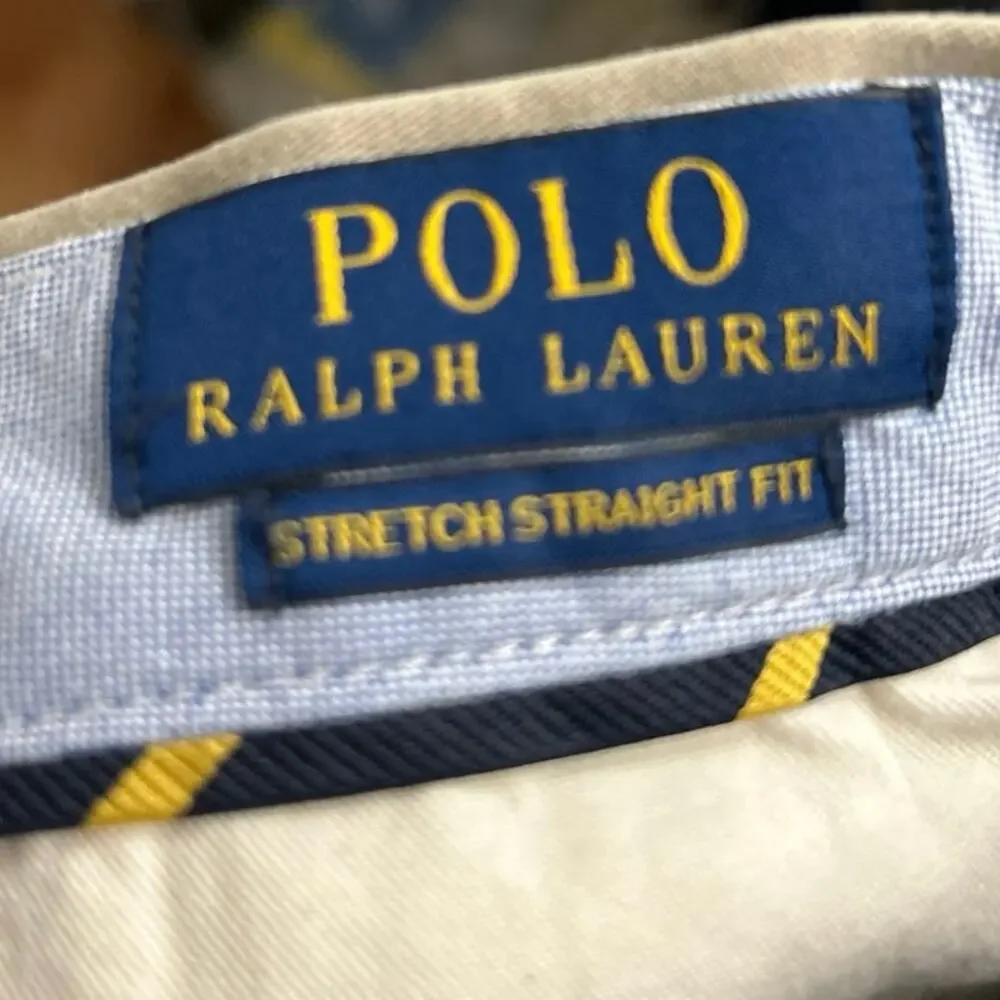 Polo Ralph Lauren Stretch Straight Fit The Polo Chino Classic Cotton Pants 33